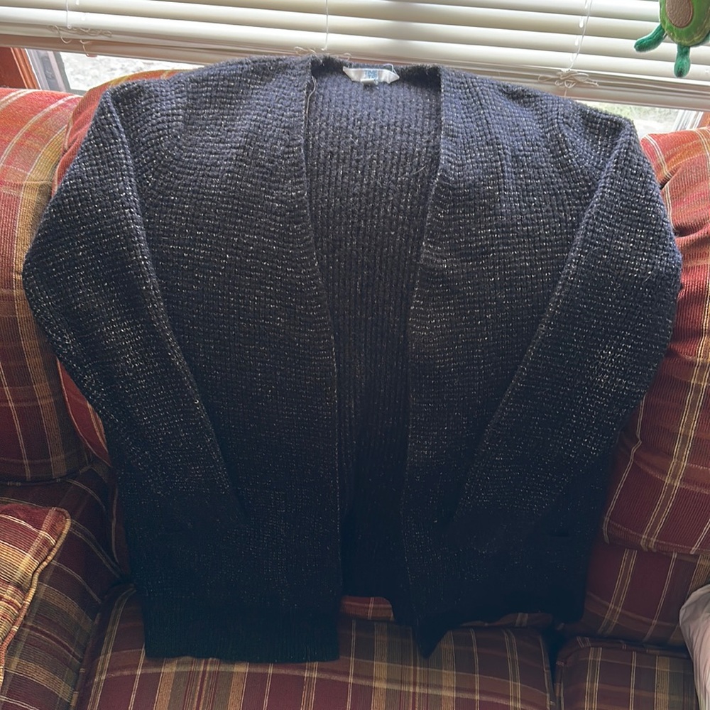Time & Tru Black Cardigan